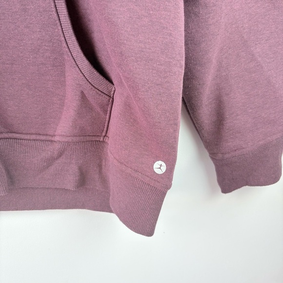 Danskin Women's Ultra Cozy Fleece Full Zip Hooded Jacket Plum Purple Size Large - Picture 2 of 4